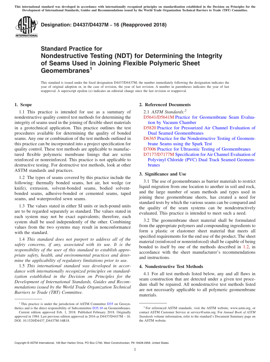 ASTM_D_4437_-_D_4437M_-_16_2018.pdf_第1页