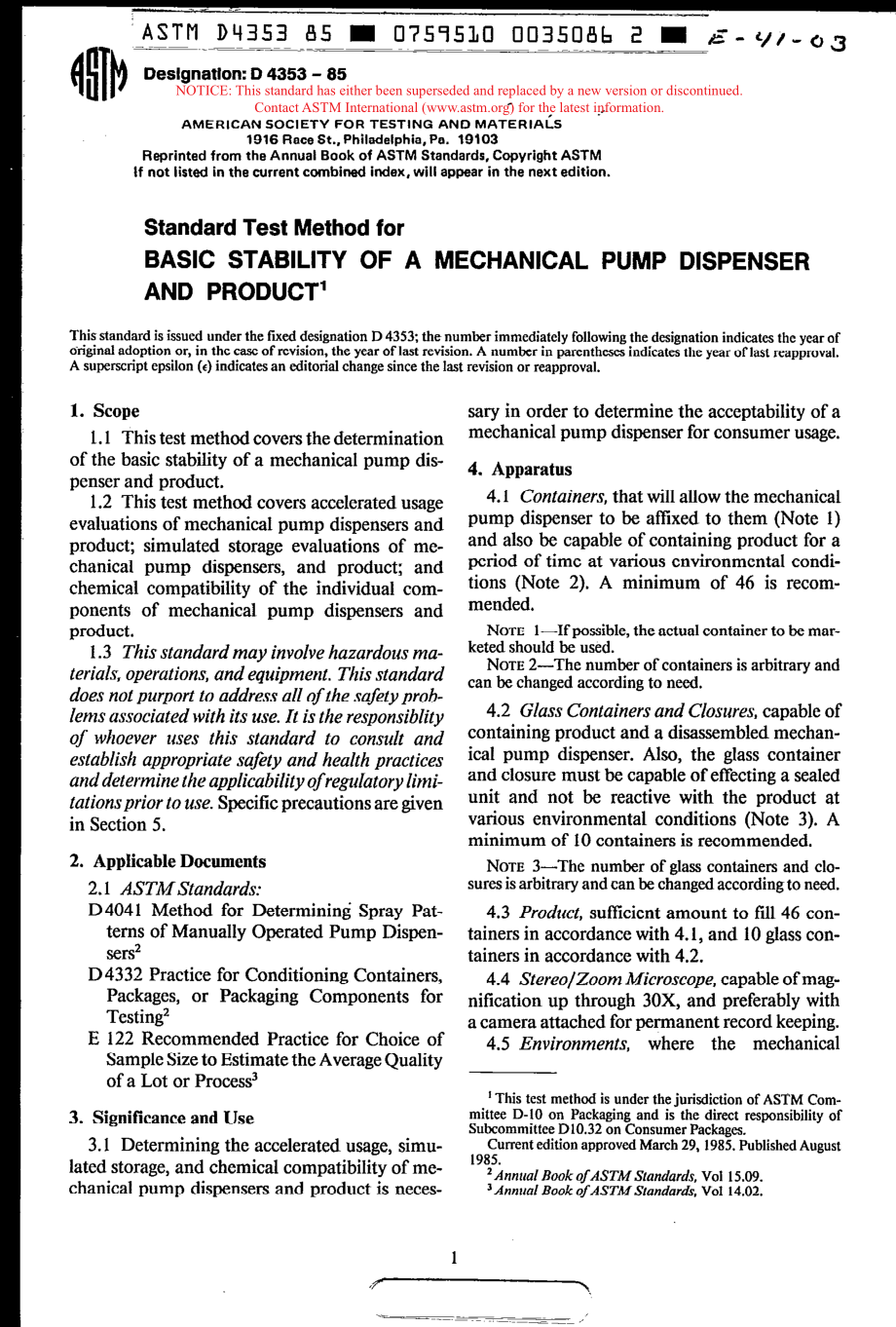 ASTM_D_4353_-_85_scan.pdf_第1页