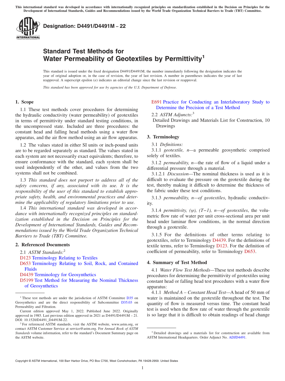 ASTM_D_4491_-_D_4491M_-_22.pdf_第1页