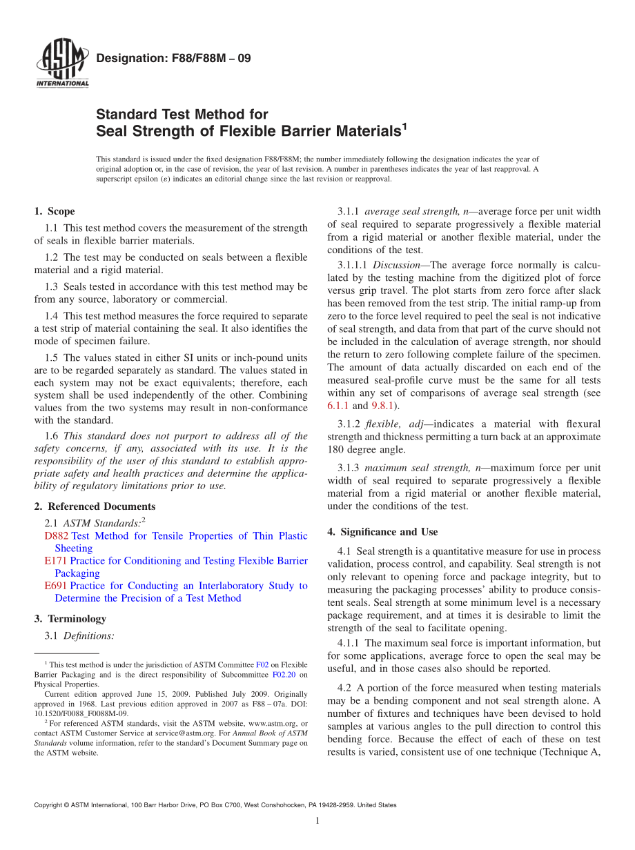 ASTM_F_88_-_F_88M_-_09.pdf_第1页