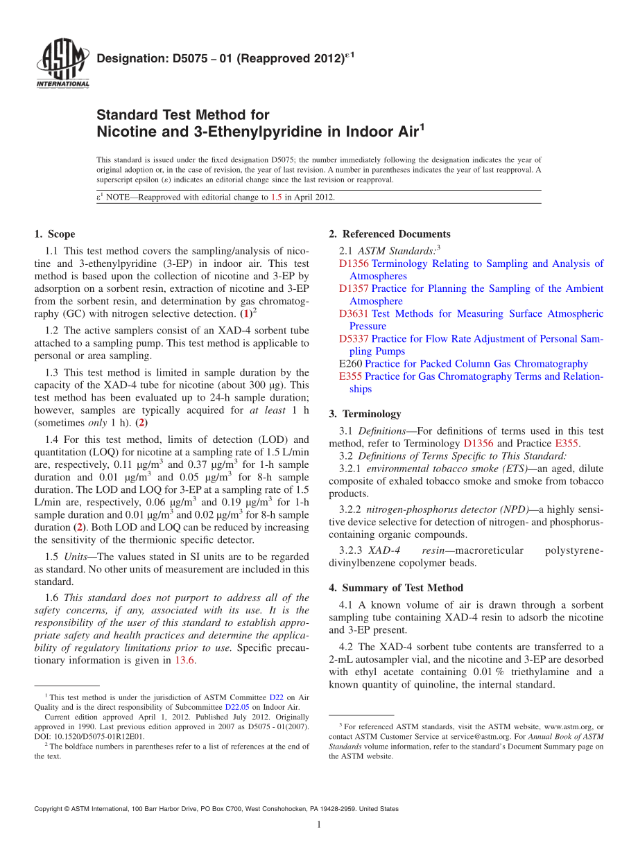 ASTM_D_5075_-_01_2012e1.pdf_第1页