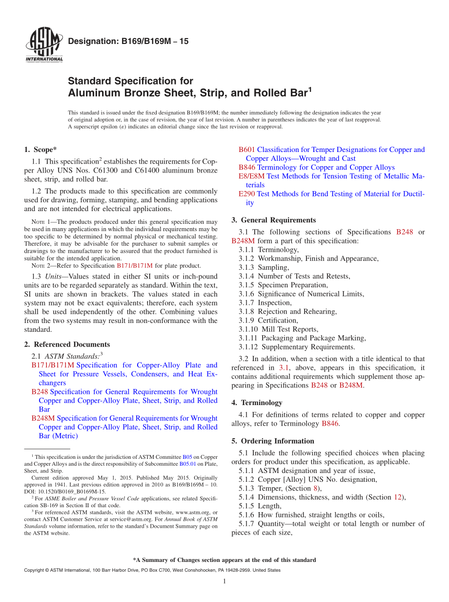 ASTM_B_169_-_B_169M_-_15.pdf_第1页