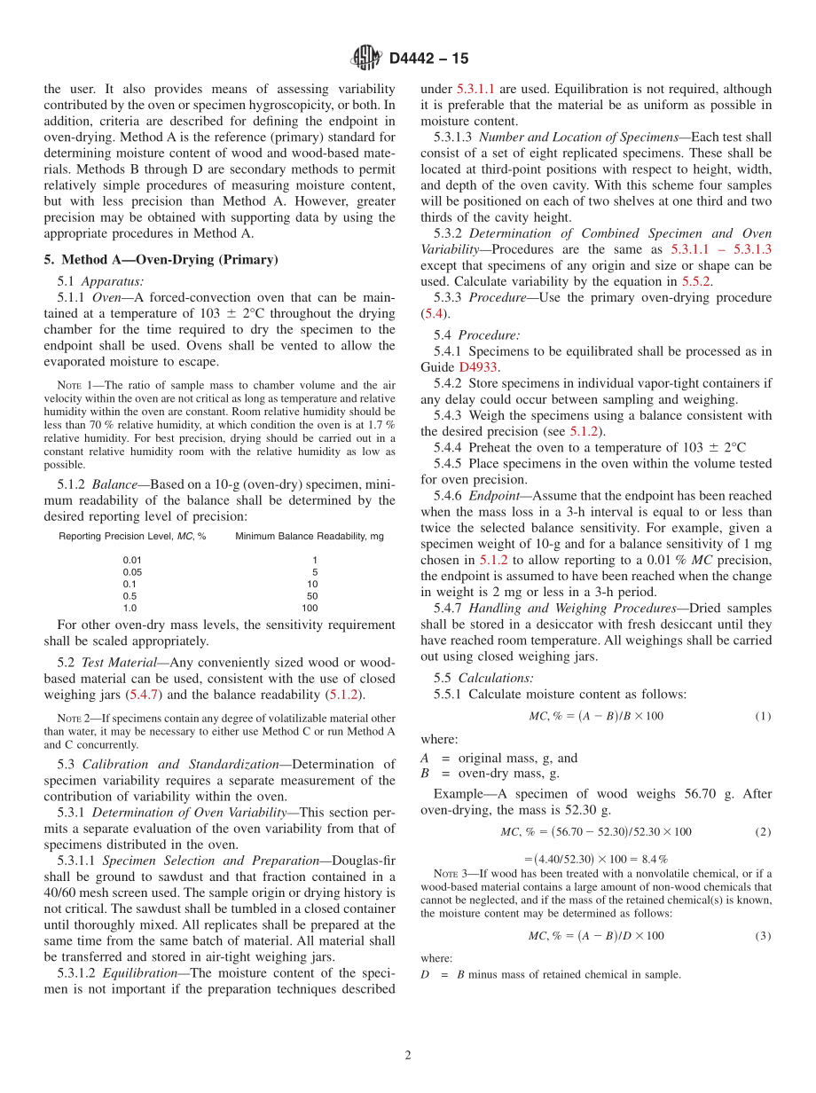 ASTM_D_4442_-_15.pdf_第2页