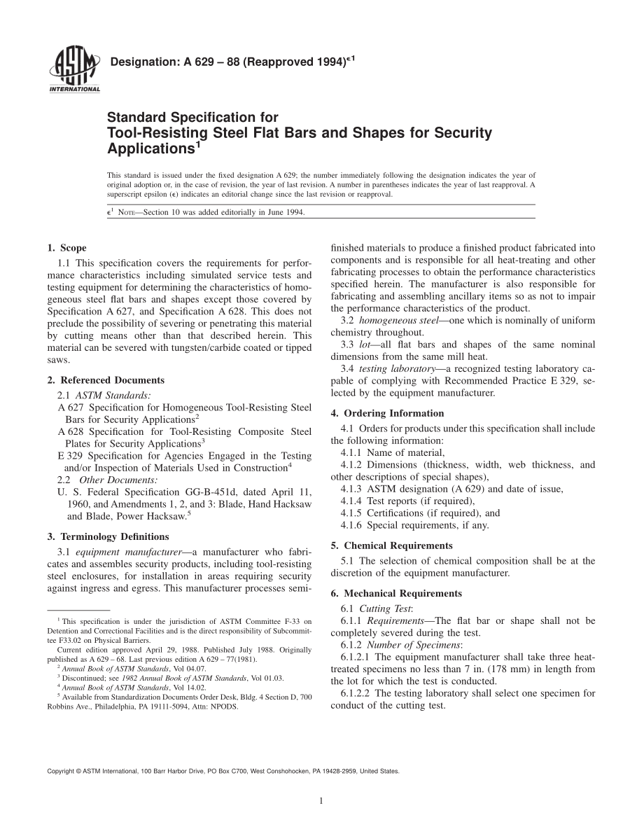 ASTM_A_629_-_88_1994e1.pdf_第1页