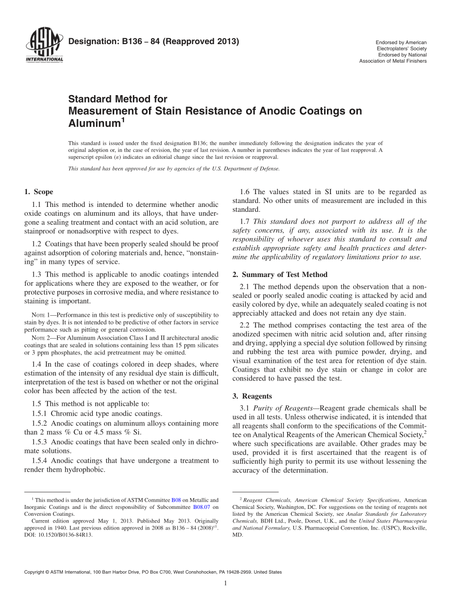 ASTM_B_136_-_84_2013.pdf_第1页