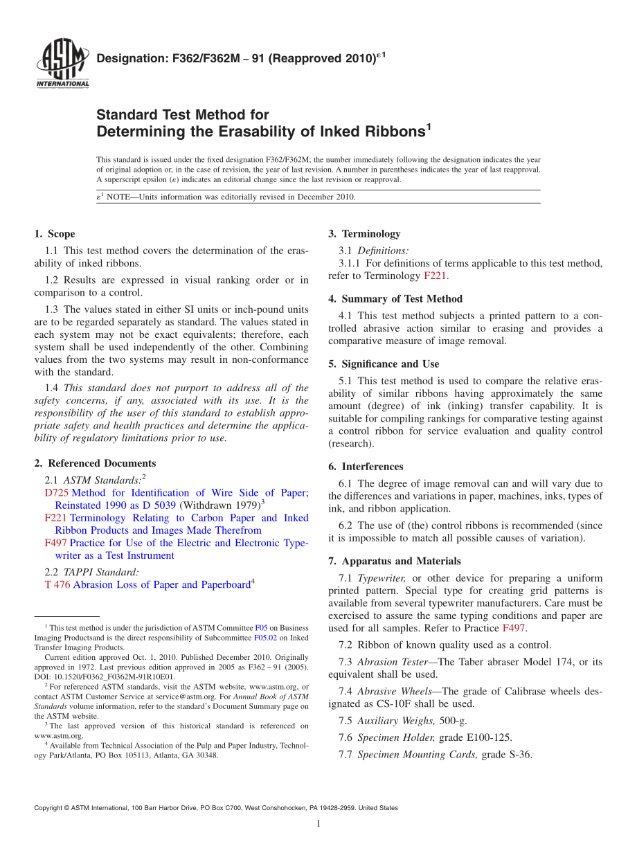 ASTM_F_362_-_F_362M_-_91_2010e1.pdf_第1页