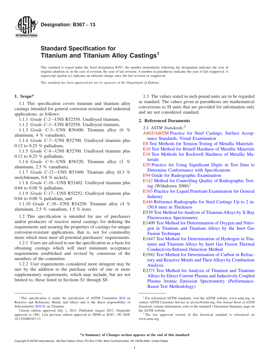 ASTM_B_367_-_13.pdf_第1页