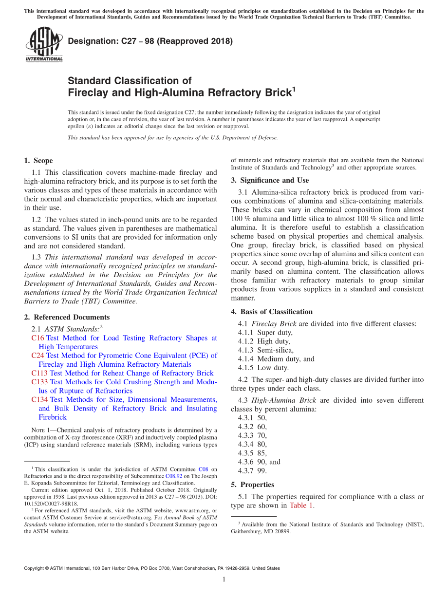 ASTM_C_27_-_98_2018.pdf_第1页