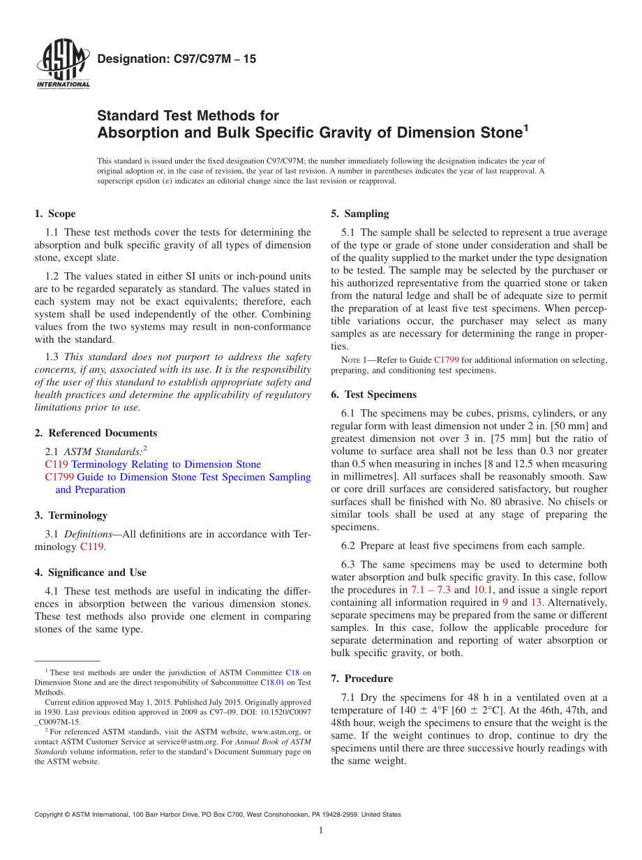 ASTM_C_97_-_C_97M_-_15.pdf_第1页