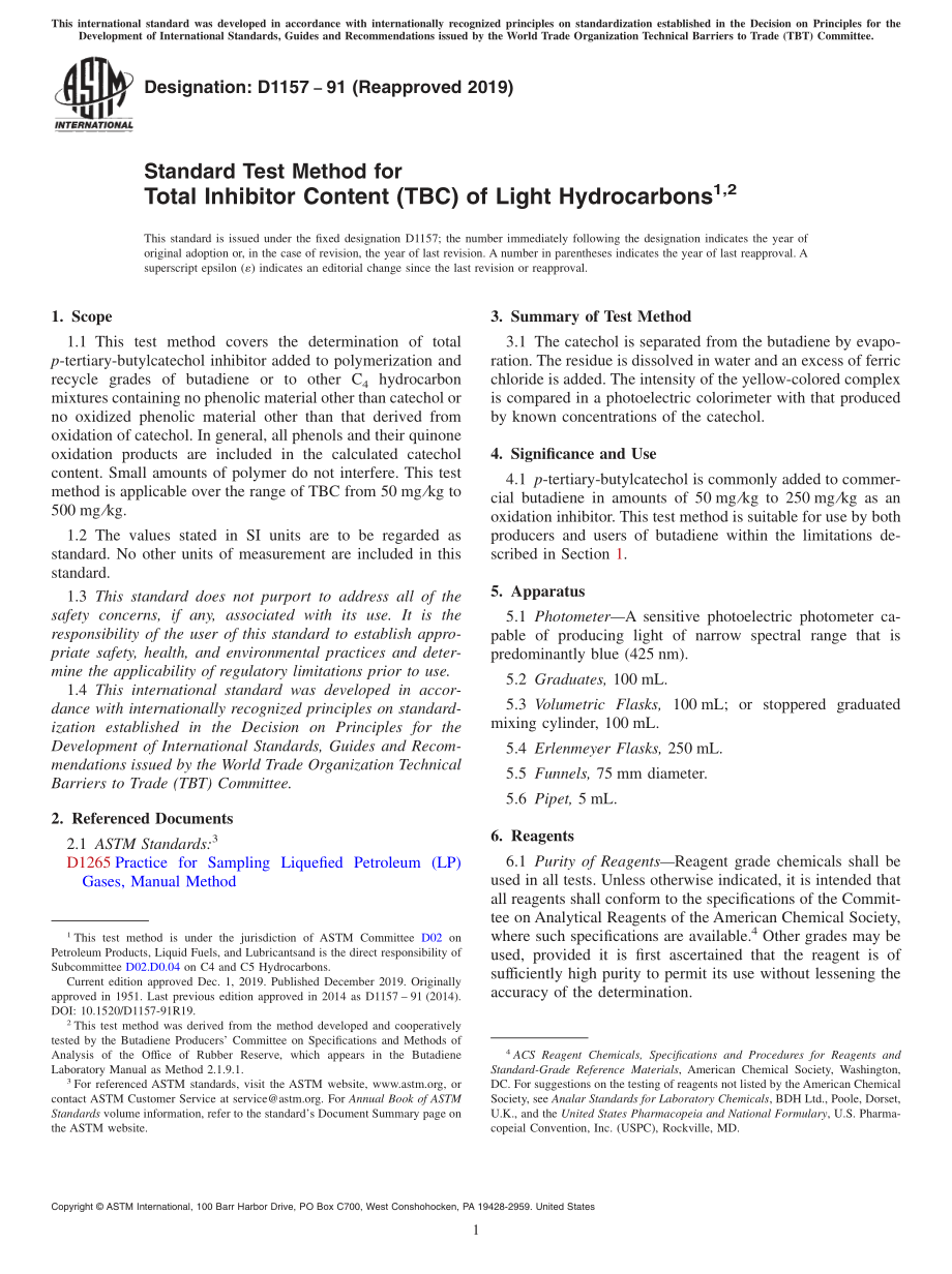 ASTM_D_1157_-_91_2019.pdf_第1页