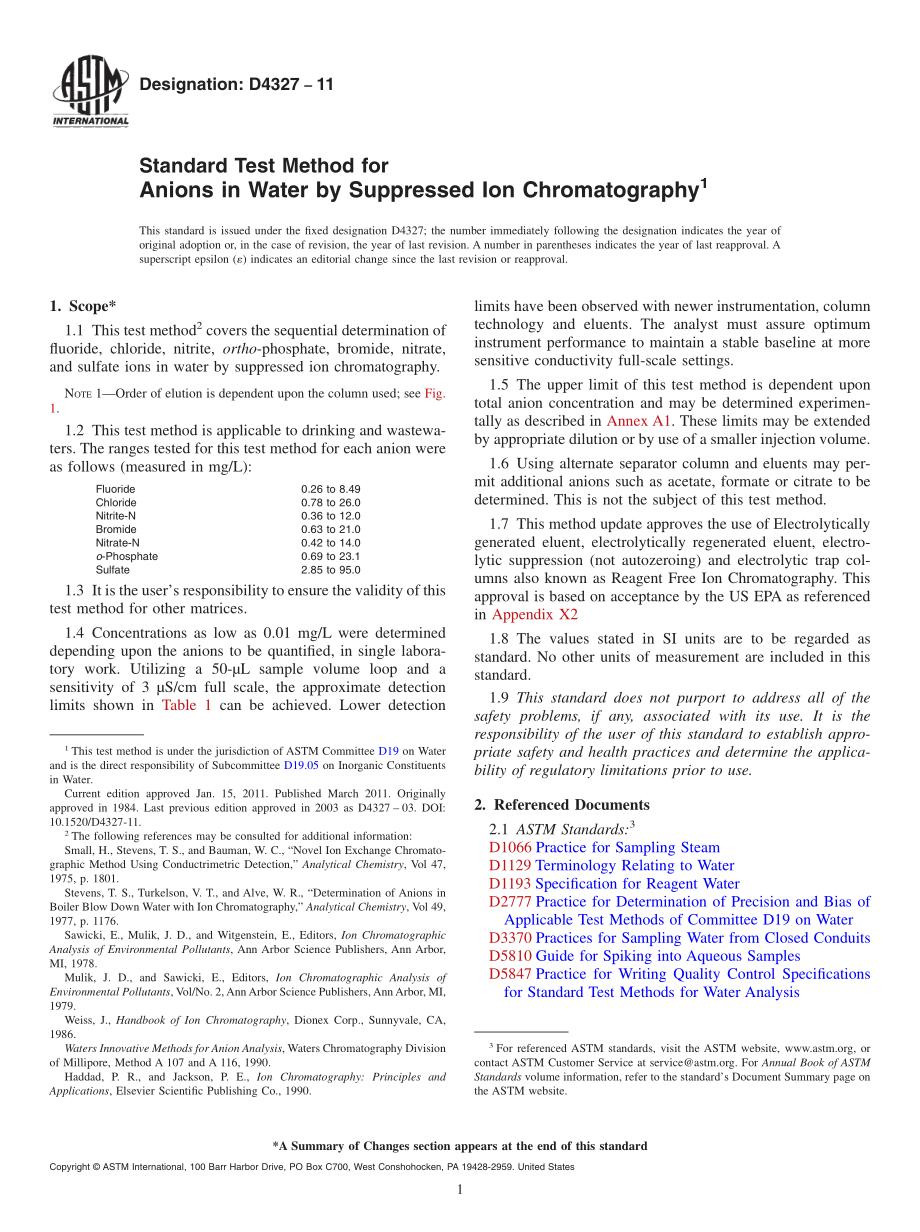 ASTM_D_4327_-_11.pdf_第1页