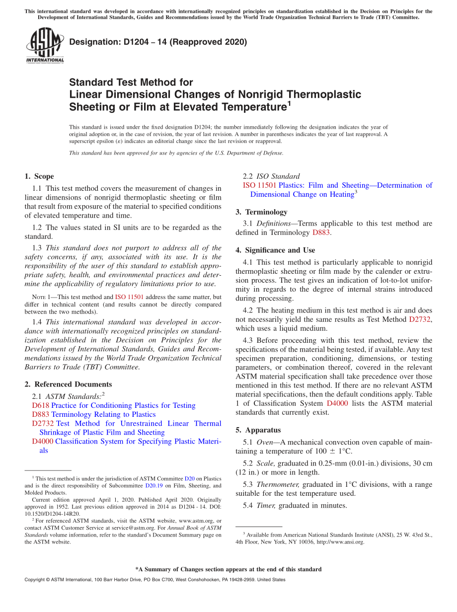 ASTM_D_1204_-_14_2020.pdf_第1页