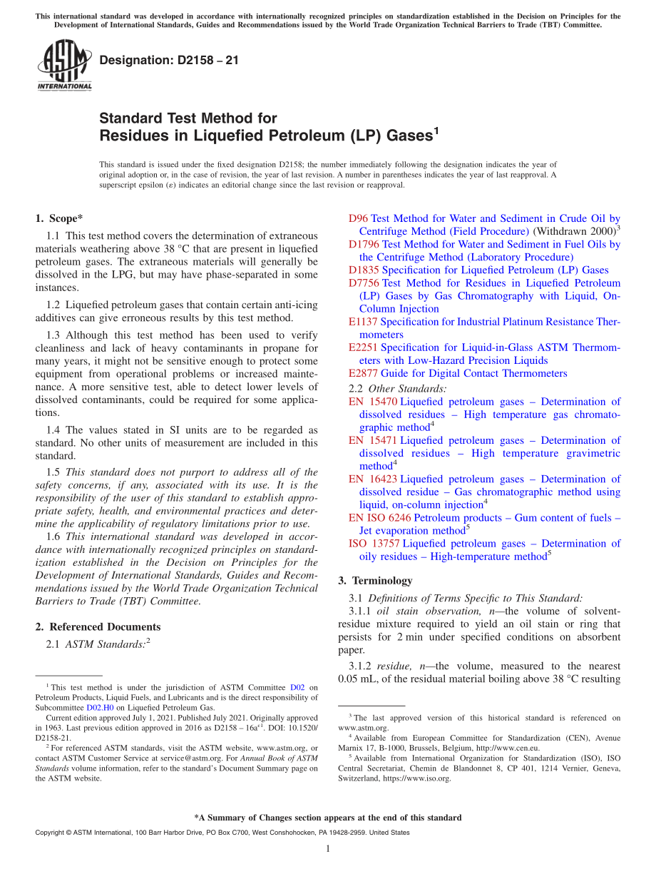 ASTM_D_2158_-_21.pdf_第1页