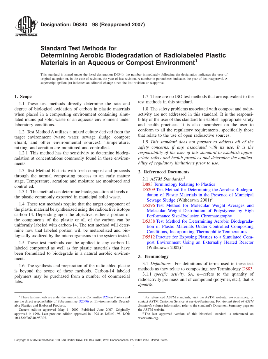 ASTM_D_6340_-_98_2007.pdf_第1页