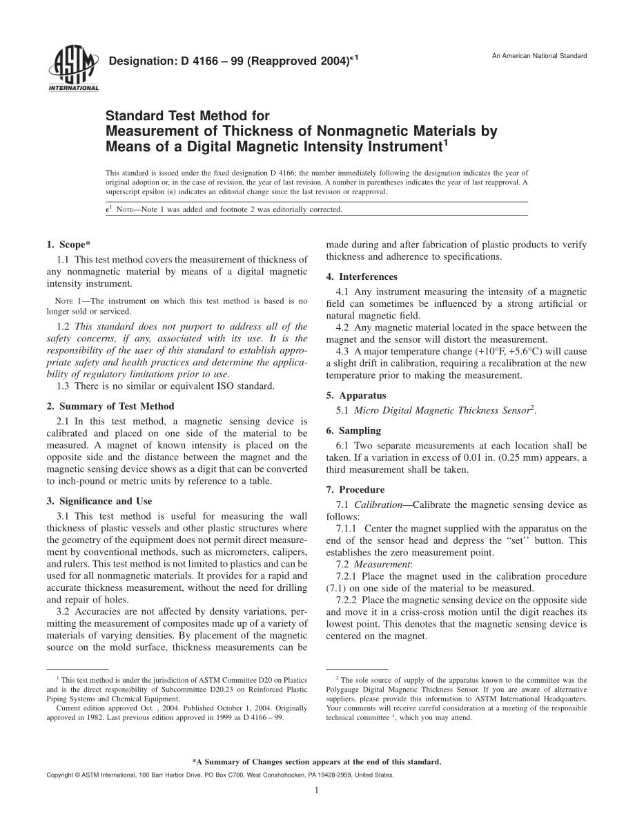 ASTM_D_4166_-_99_2004e1.pdf_第1页