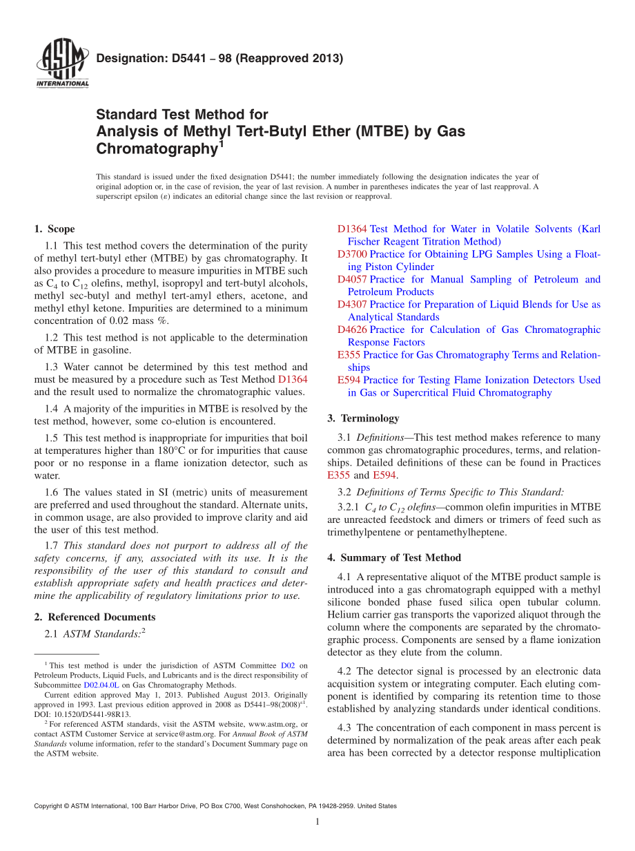 ASTM_D_5441_-_98_2013.pdf_第1页