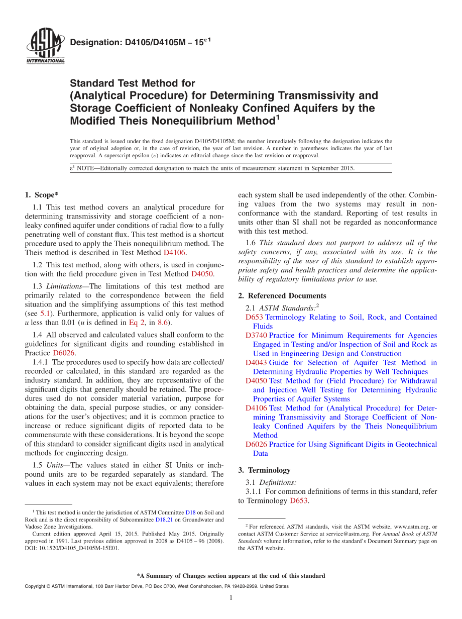 ASTM_D_4105_-_D_4105M_-_15e1.pdf_第1页