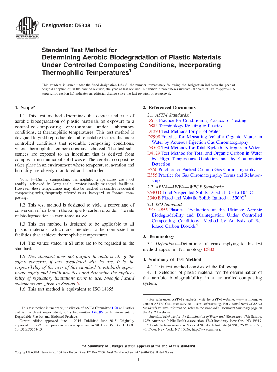 ASTM_D_5338_-_15.pdf_第1页