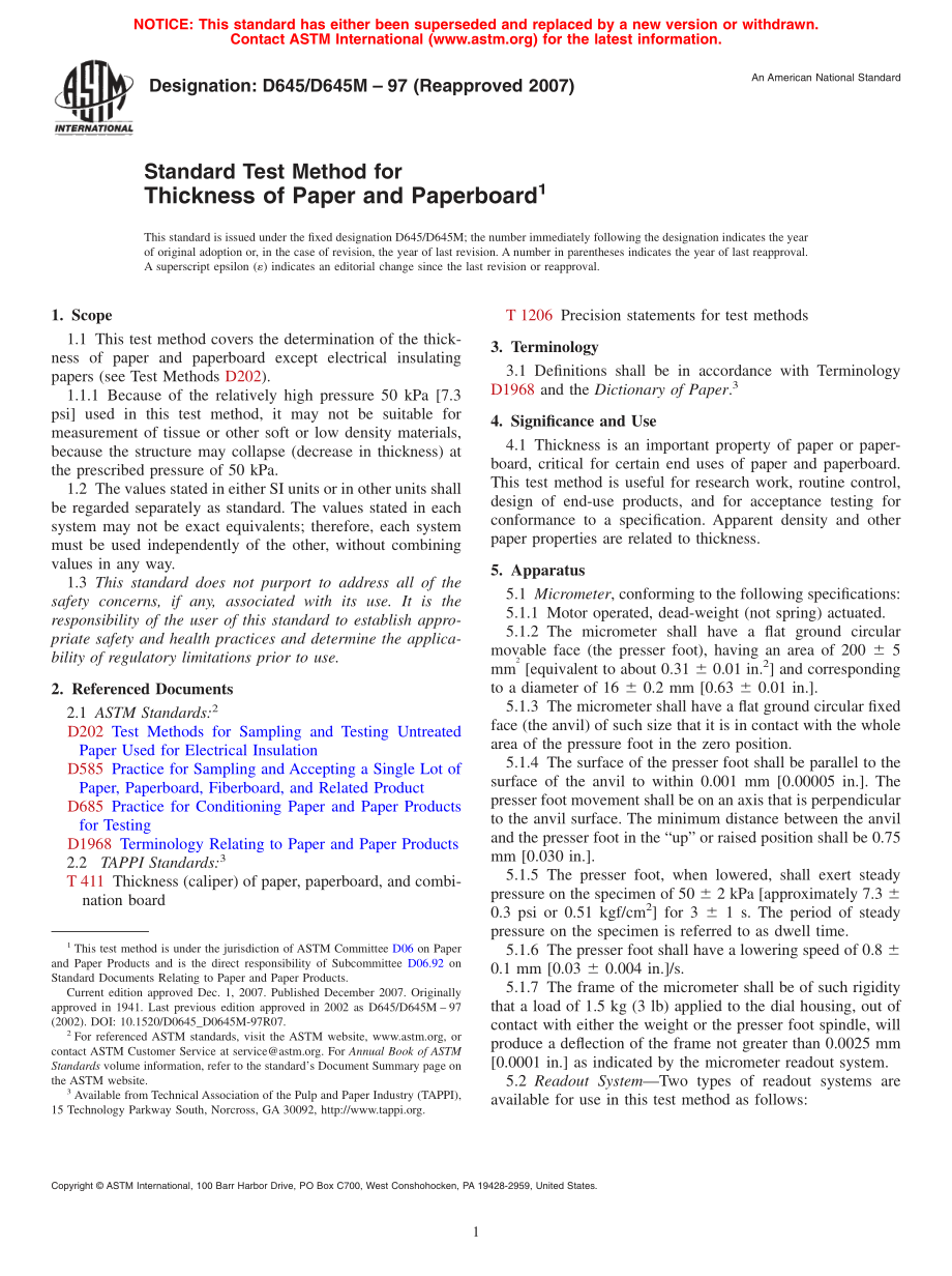 ASTM_D_645_-_D_645M_-_97_2007.pdf_第1页