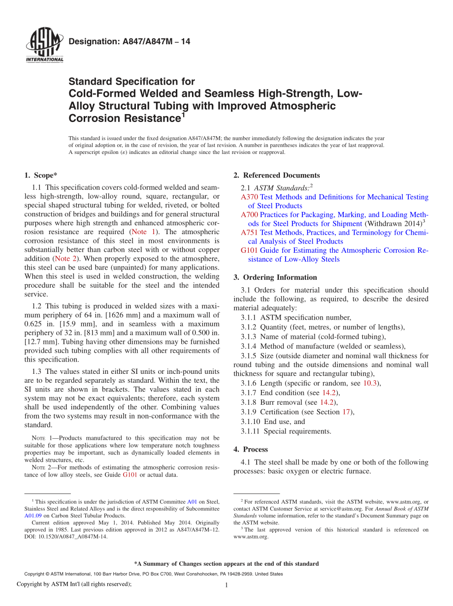 ASTM_A_847_-_A_847M_-_14.pdf_第1页