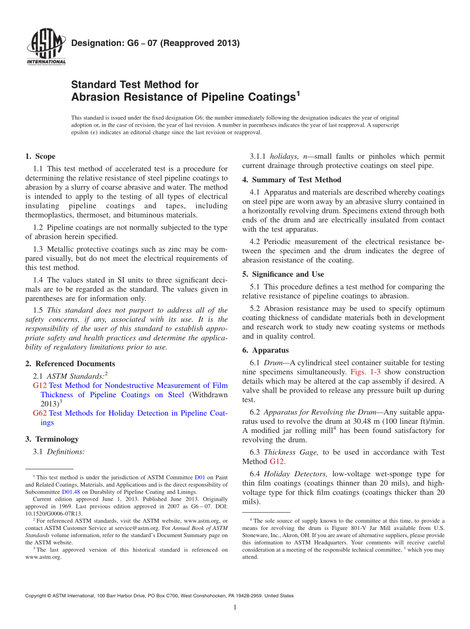 ASTM_G_6_-_07_2013.pdf_第1页