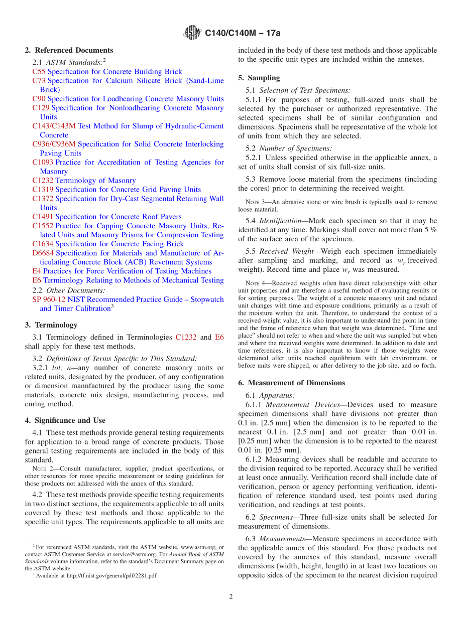 ASTM_C_140_-_C_140M_-_17a.pdf_第2页