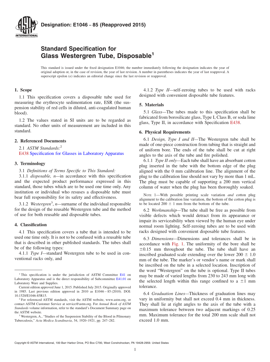 ASTM_E_1046_-_85_2015.pdf_第1页