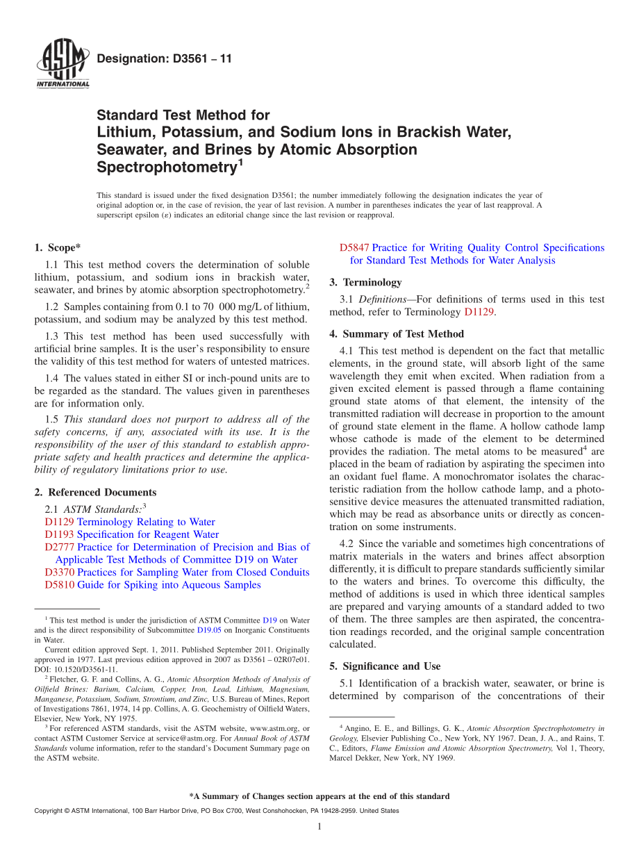 ASTM_D_3561_-_11.pdf_第1页