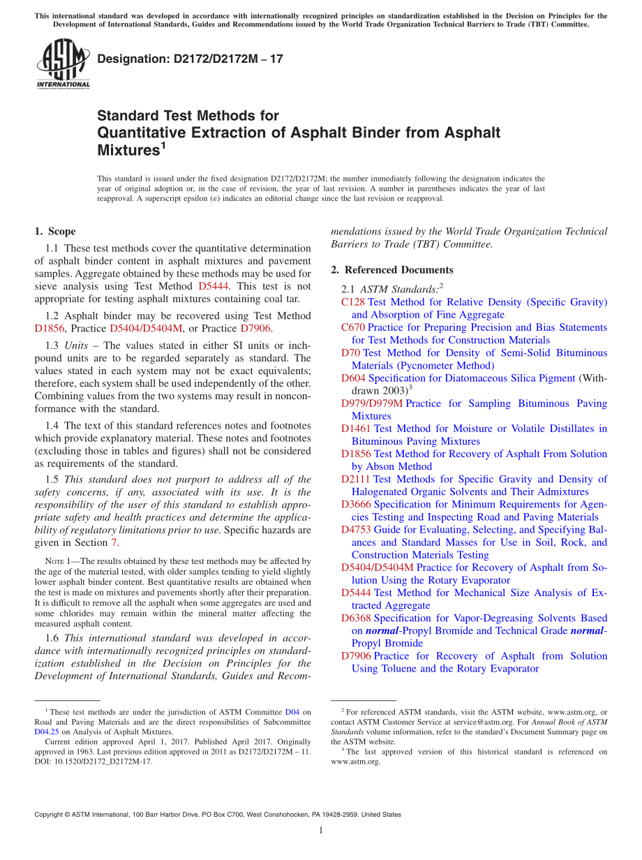 ASTM_D_2172_-_D_2172M_-_17.pdf_第1页