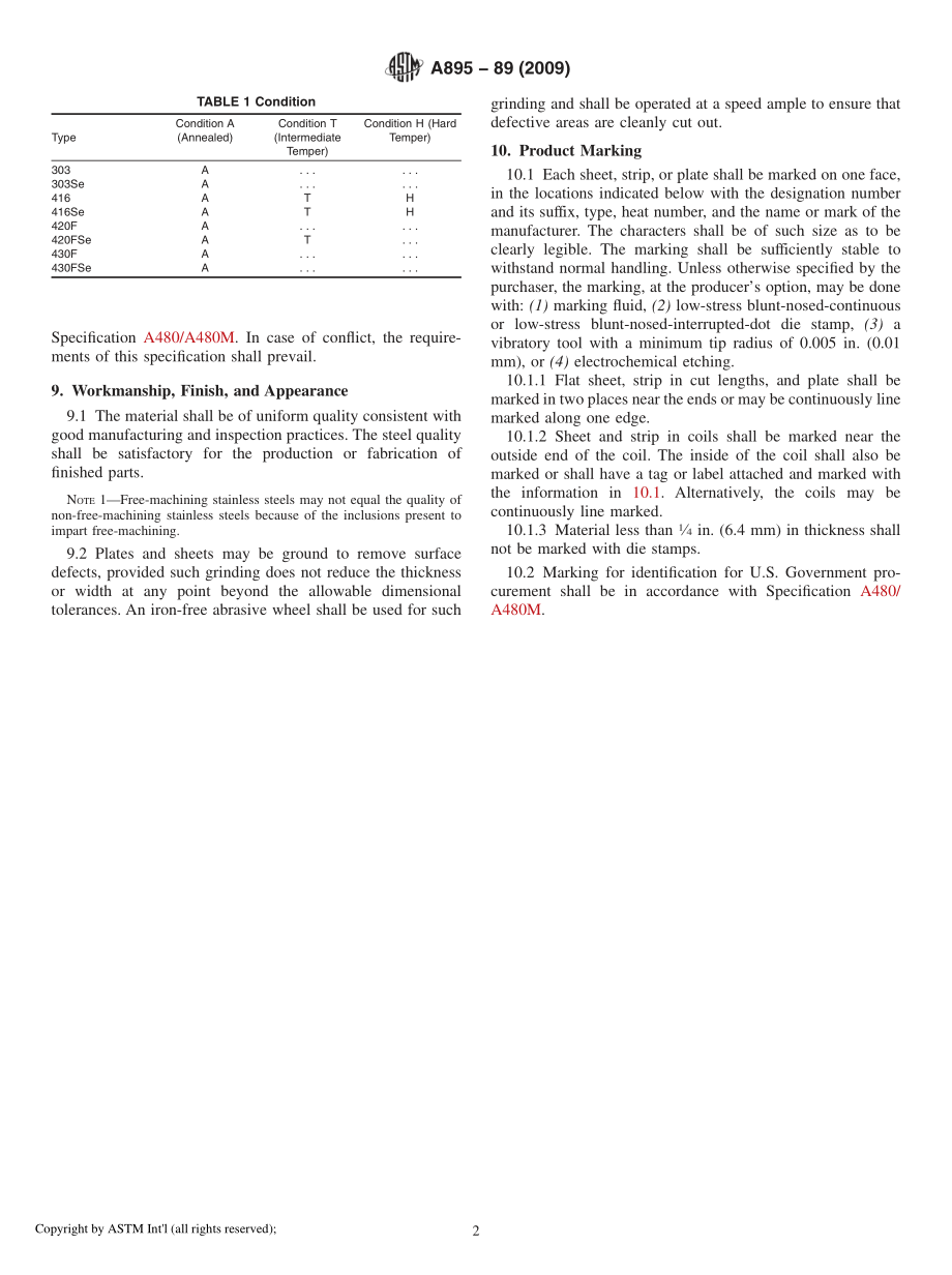 ASTM_A_895_-_89_2009.pdf_第2页