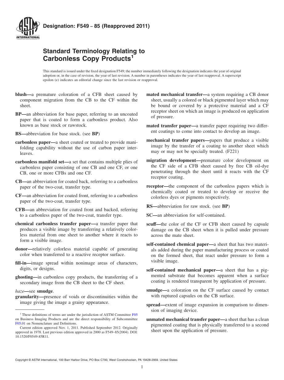 ASTM_F_549_-_85_2011.pdf_第1页