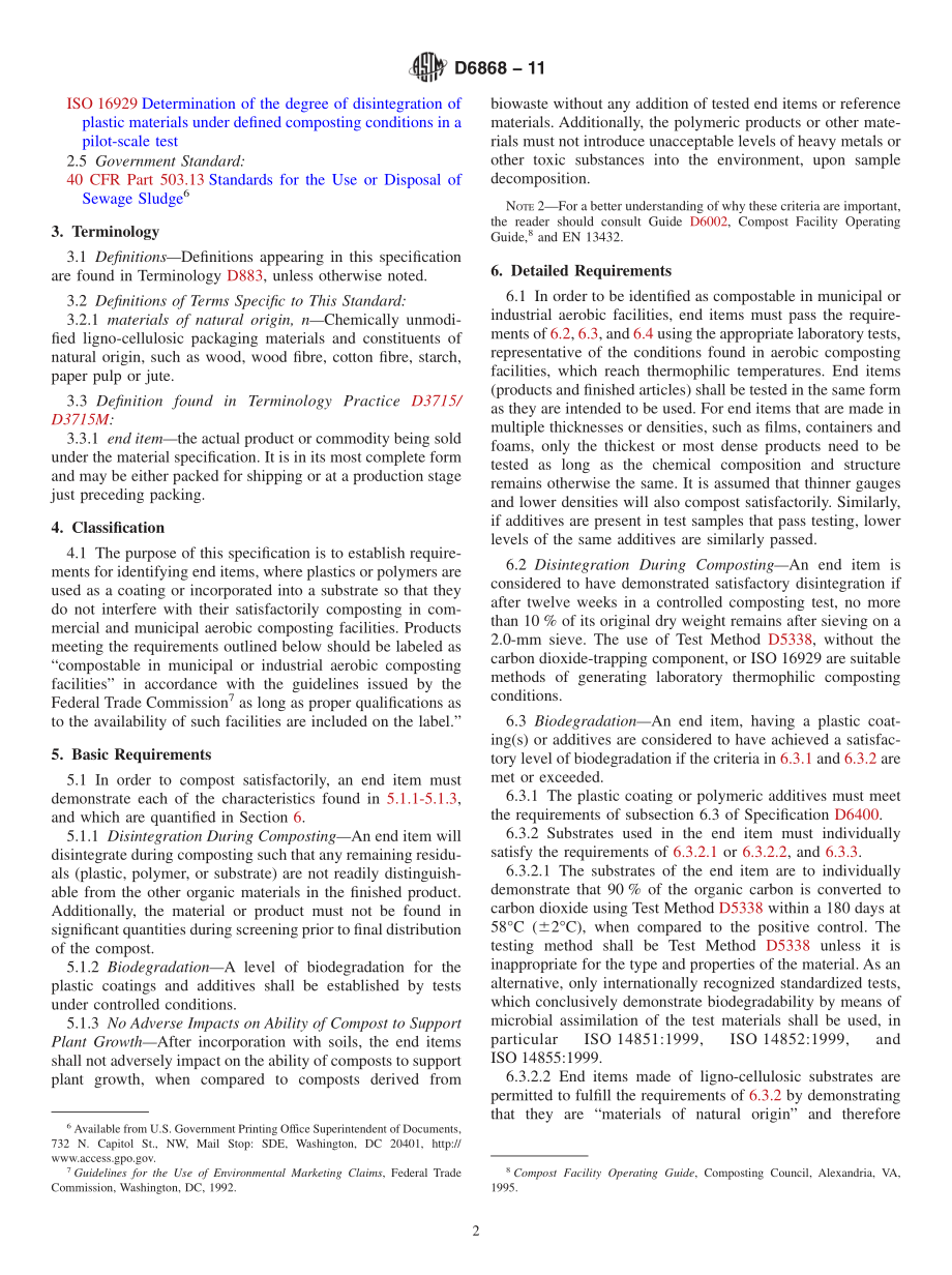 ASTM_D_6868_-_11.pdf_第2页