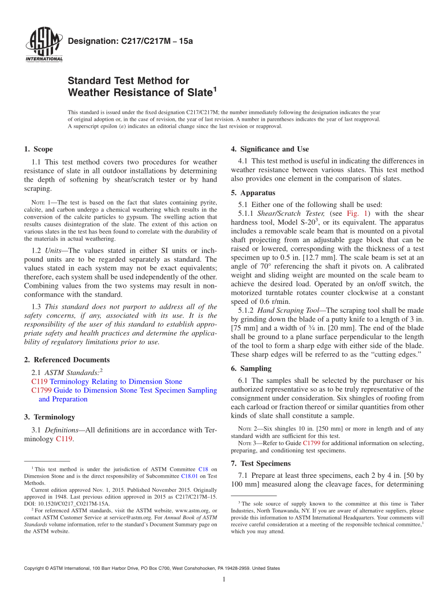 ASTM_C_217_-_C_217M_-_15a.pdf_第1页