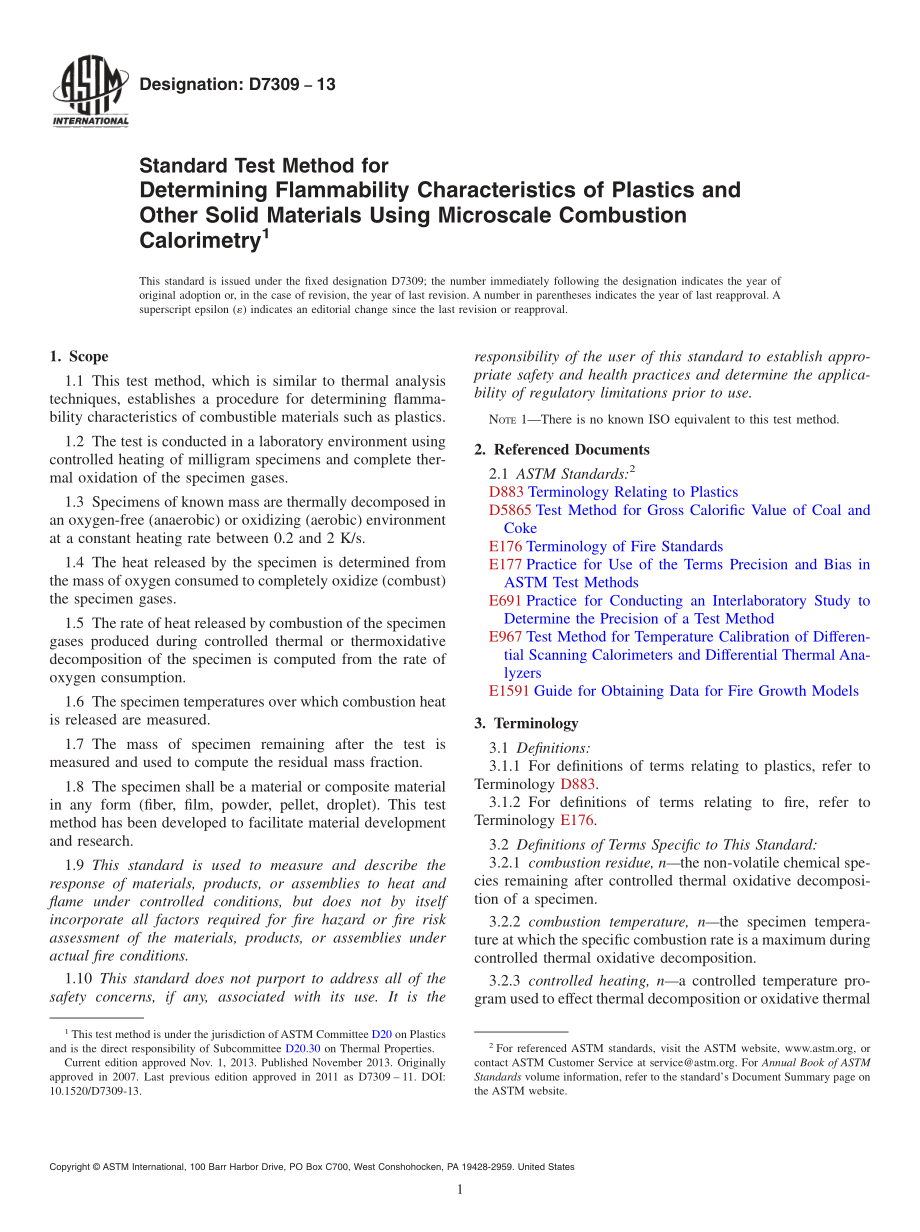 ASTM_D_7309_-_13.pdf_第1页