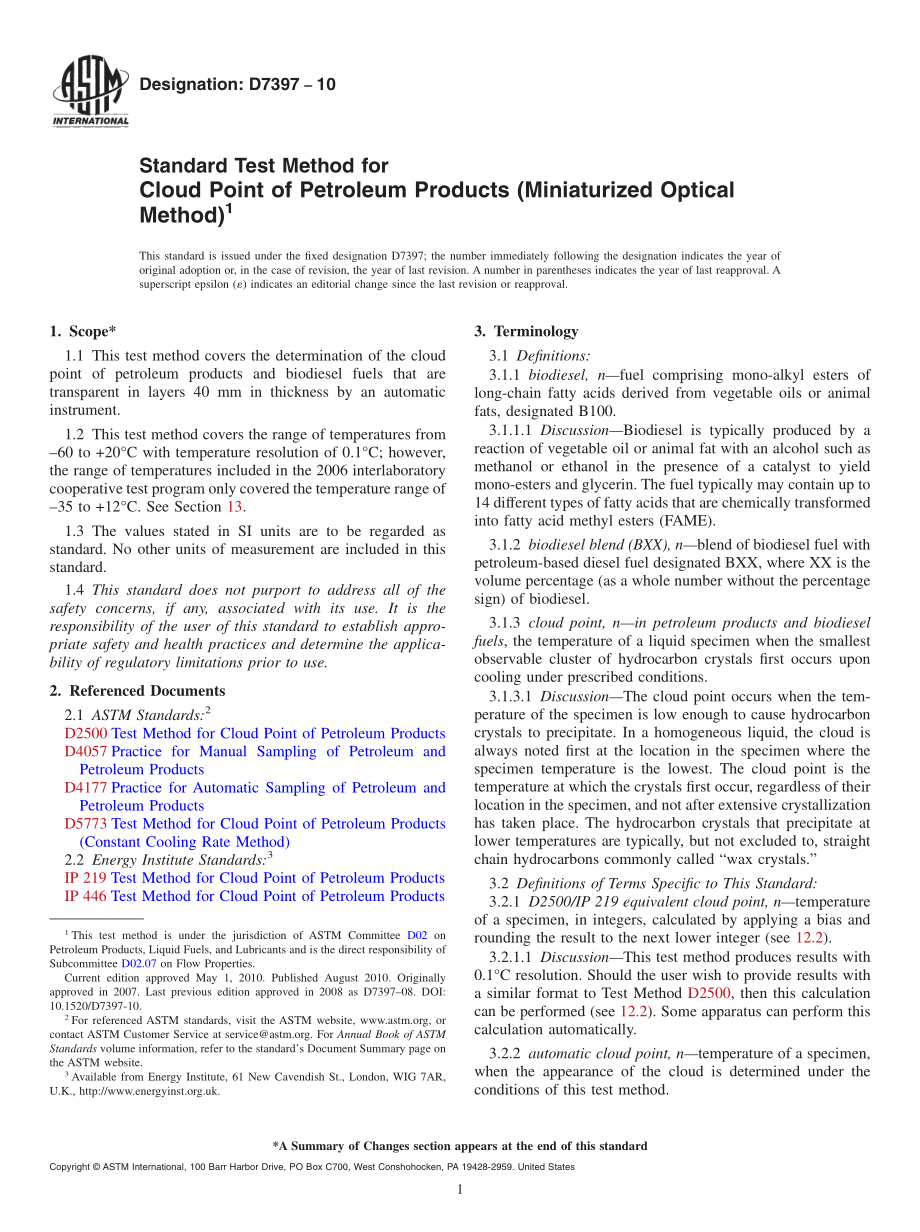 ASTM_D_7397_-_10.pdf_第1页