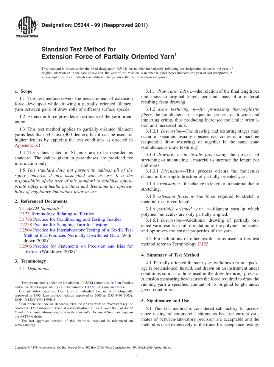 ASTM_D_5344_-_99_2011.pdf_第1页