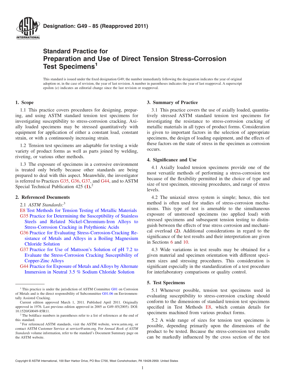 ASTM_G_49_-_85_2011.pdf_第1页