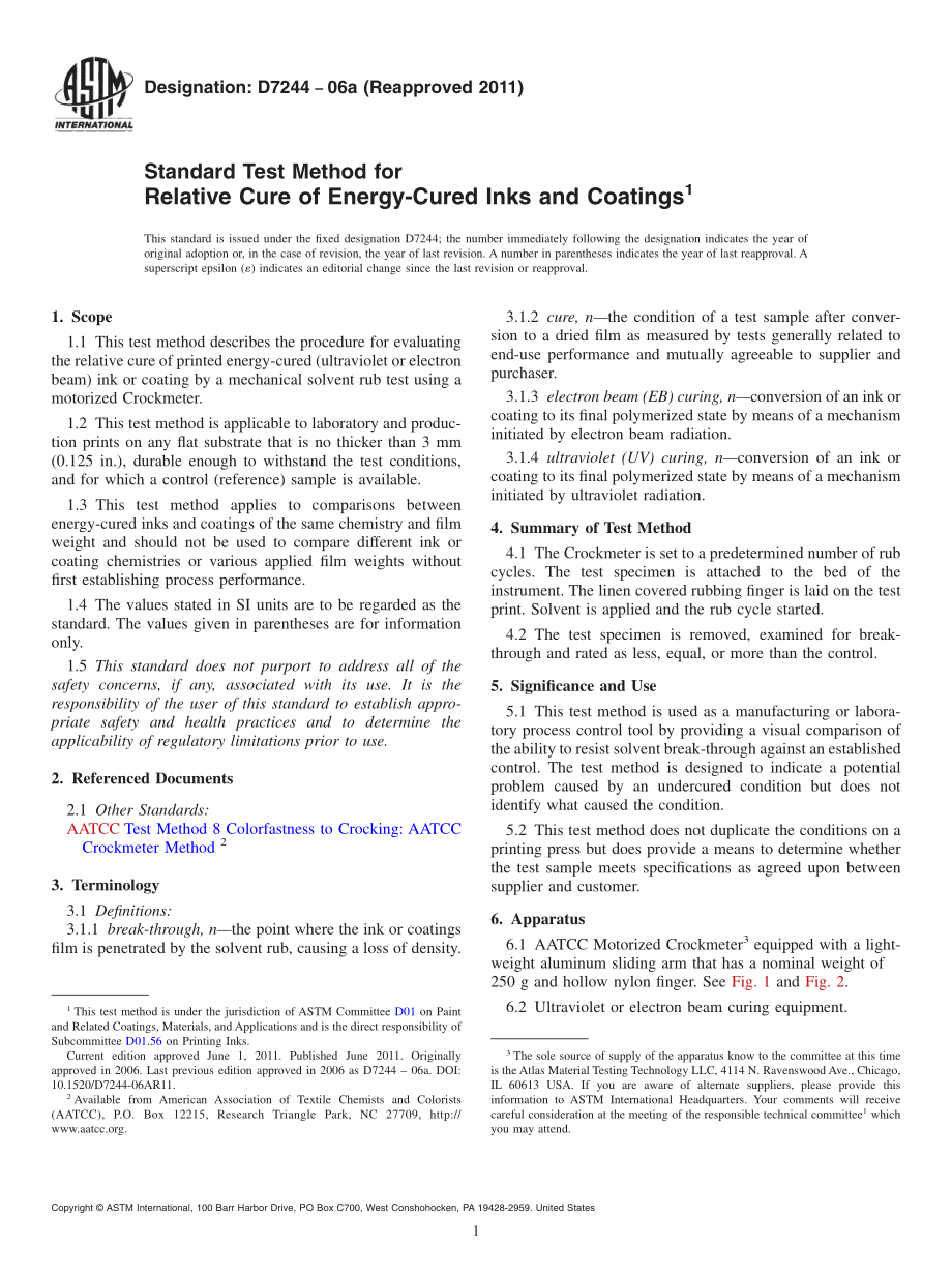 ASTM_D_7244_-_06a_2011.pdf_第1页