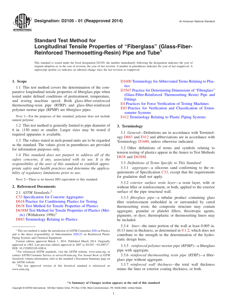 ASTM_D_2105_-_01_2014.pdf_第1页