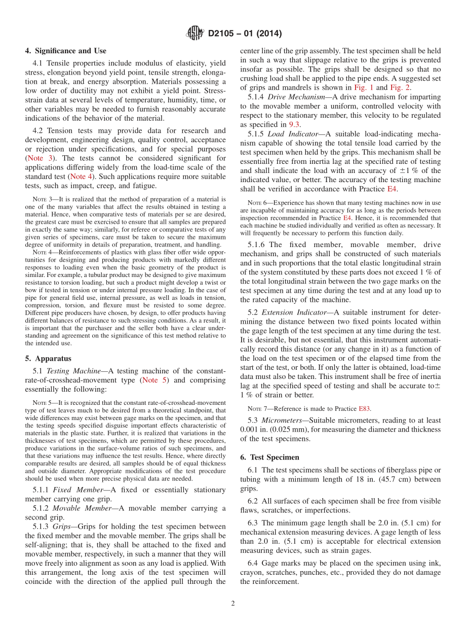 ASTM_D_2105_-_01_2014.pdf_第2页