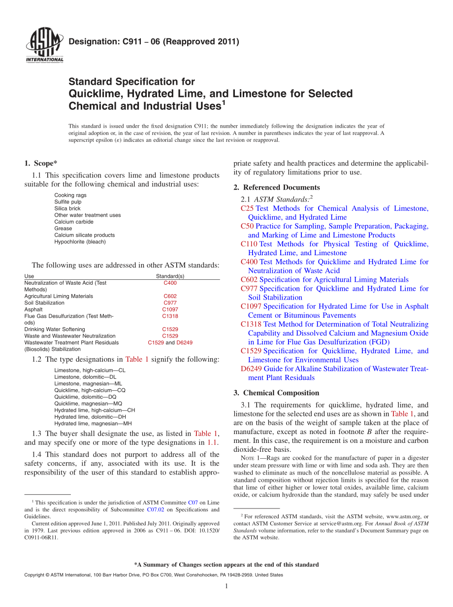 ASTM_C_911_-_06_2011.pdf_第1页