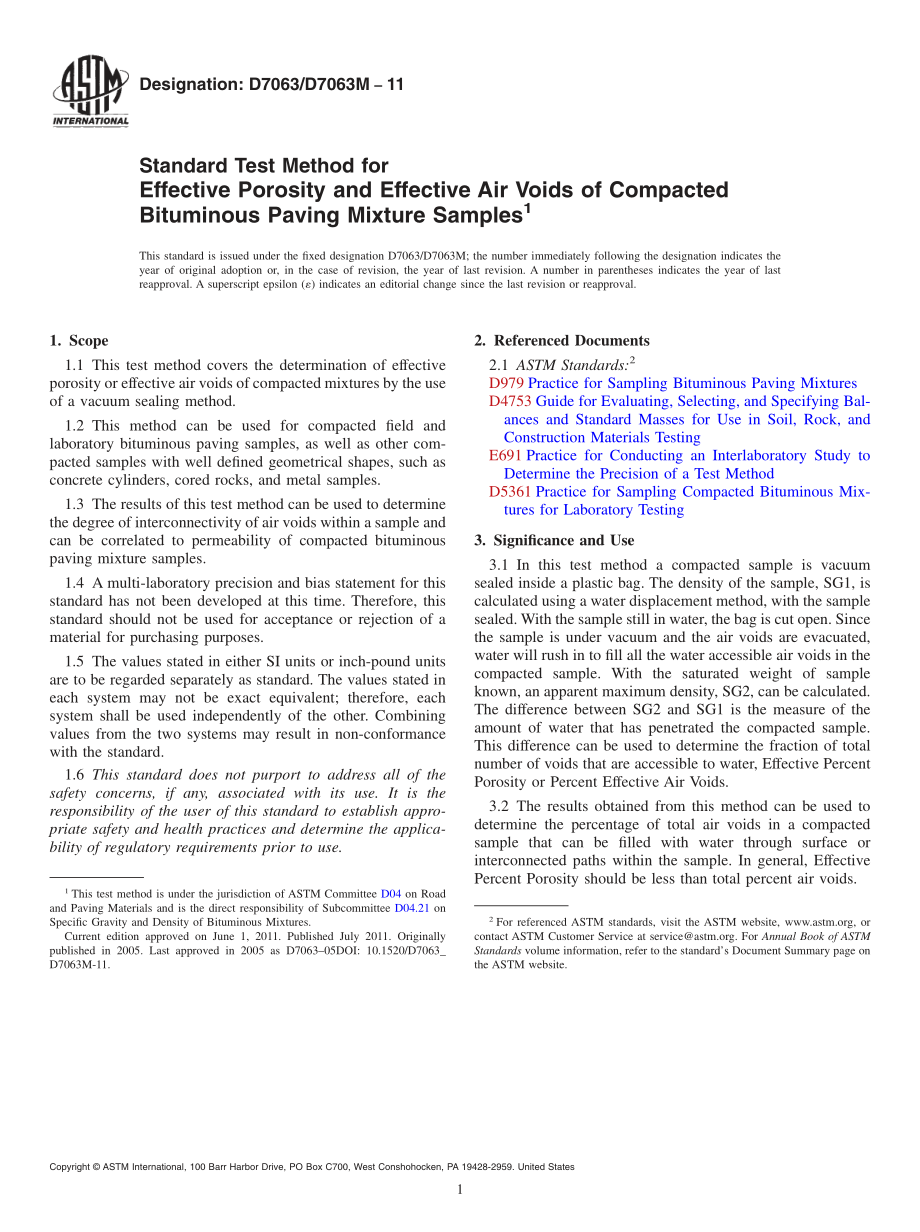 ASTM_D_7063_-_D_7063M_-_11.pdf_第1页