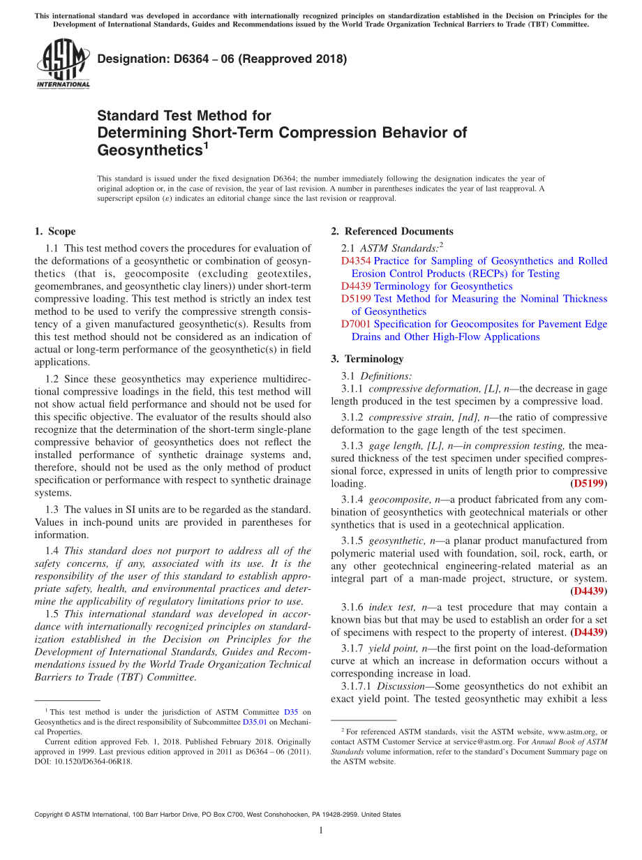 ASTM_D_6364_-_06_2018.pdf_第1页