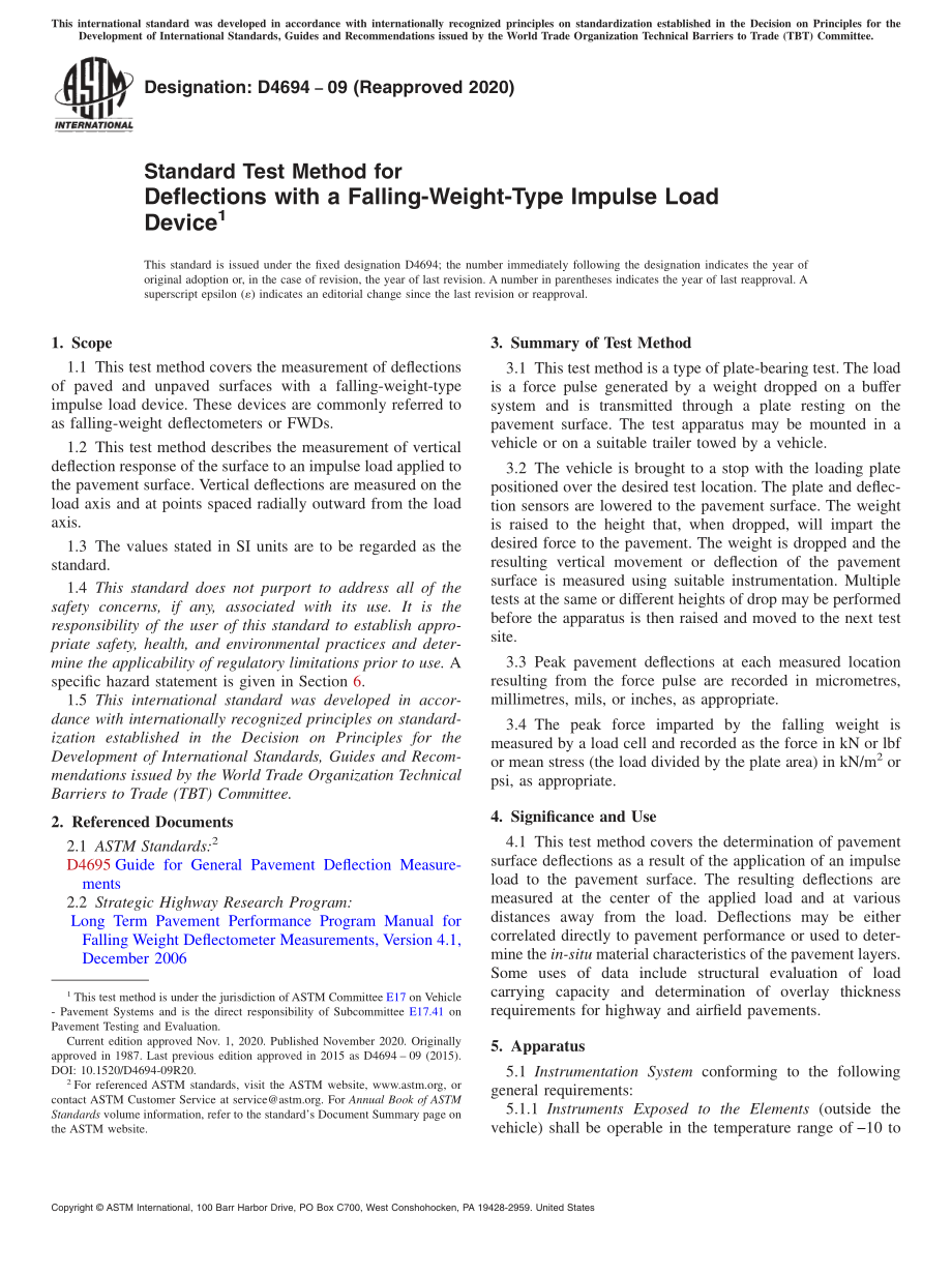 ASTM_D_4694_-_09_2020.pdf_第1页