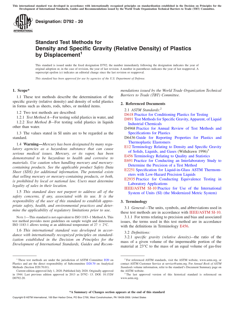 ASTM_D_792_-_20.pdf_第1页