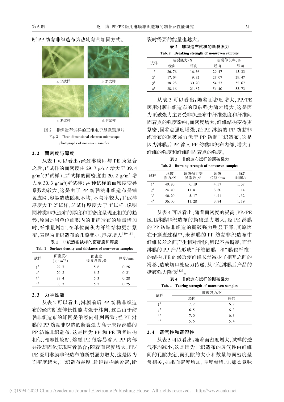 PP_PE医用淋膜非织造布的制备及性能研究_赵博.pdf_第3页