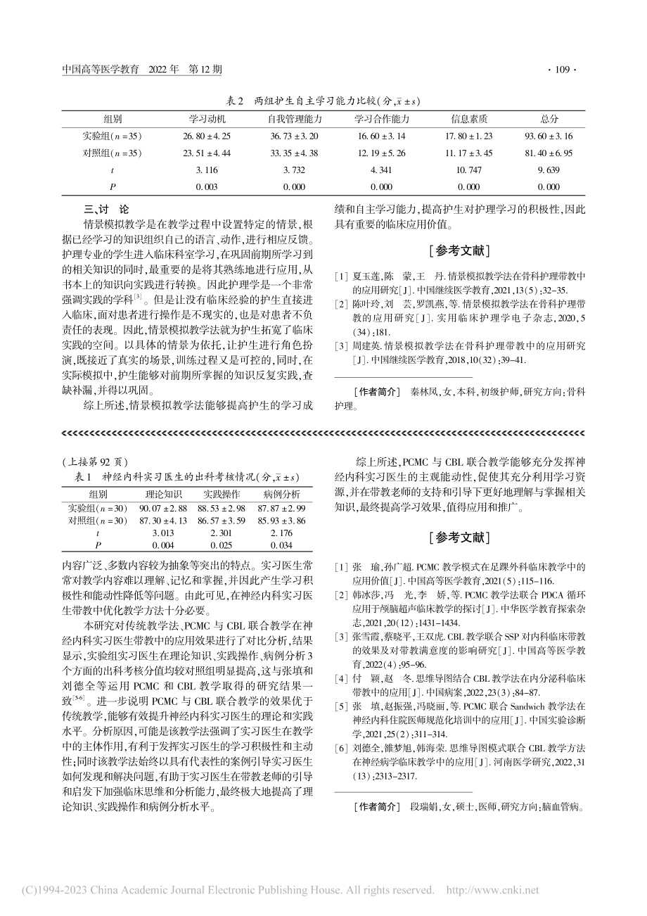 PCMC与CBL联合教学在...科实习医生带教中的应用研究_段瑞娟.pdf_第2页