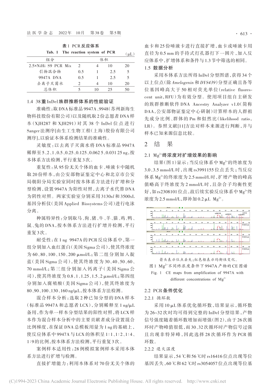 38重InDel快速族群推断体系的优化及验证_王庆国.pdf_第3页