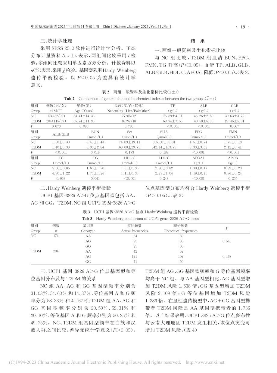 UCP1基因-3826A_...型糖尿病患病率相关性的研究_刘永新.pdf_第3页