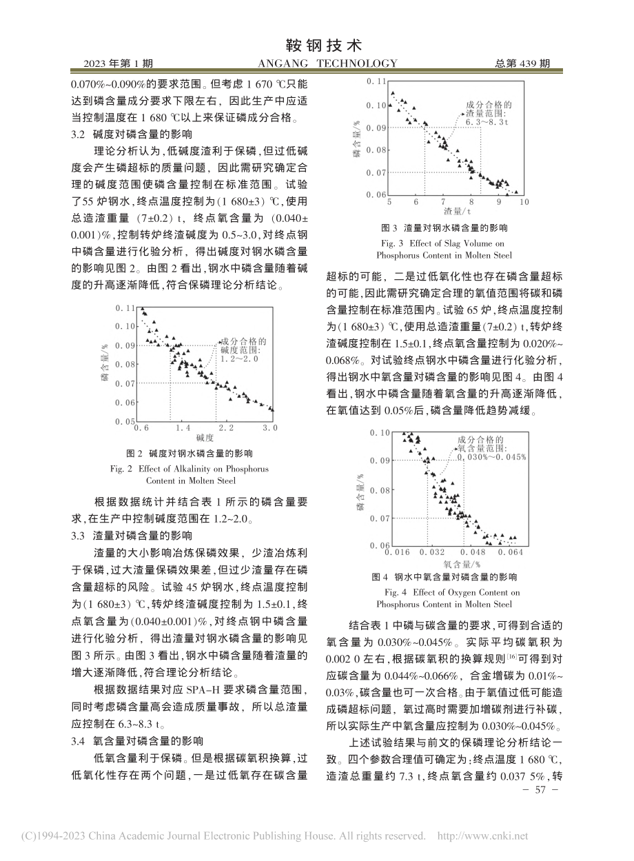 260_t转炉生产SPA-H钢保磷技术研究与实践_李超.pdf_第3页